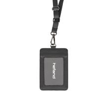 Gambar Hefand - Lanyard ID Card Daka Name Tag Kalung Pria Wanita Kulit Praktis Premium - Black dari Hefand Kab. Bandung 4 Tokopedia