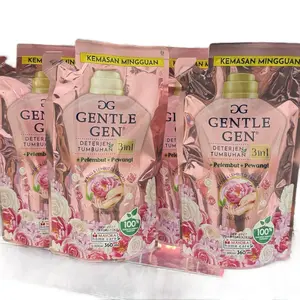 DAPAT 2PCS Deterjen Cair Gentle Gen Silk Rose Pouch 3in1 Pelembut + Pewangi