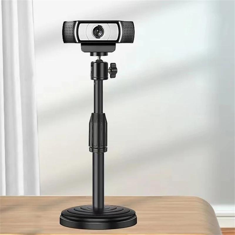 Product Introduction of Desk Webcam Support Stand Desktop Web Camera Holder Mount Articulated Support Tripe for Logitech Web Cam Tripod for Webcam Arm 6