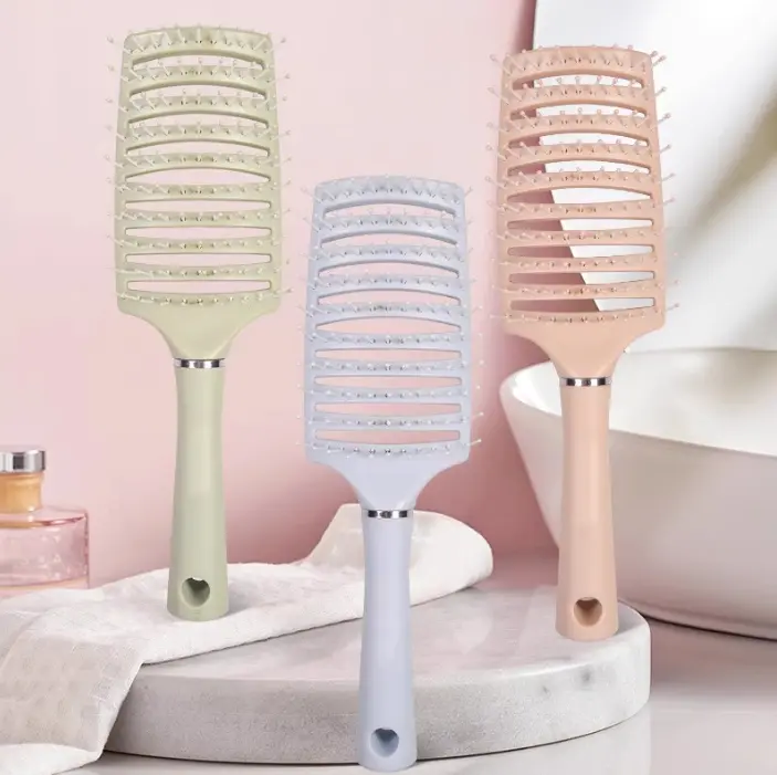 Comb Root Comb Back Head Fluffy Styling Artifact Airbag Comb Long Hair Root Massage Big Bend Comb