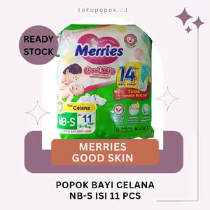 Merries Good Skin, Merries Mini Pack, Kemasan ekonomis. Ready Stock. Baby Diapers