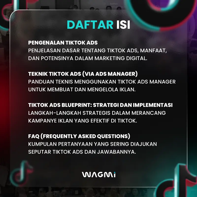 [Buku + Rekaman Modul TikTok Ads] WAGMI TIKTOK ADS BLUEPRINT | Kupas Tuntas Cara Iklan di TikTok Efektif & Efisien by leo_giovanni | Ads ONLY 1