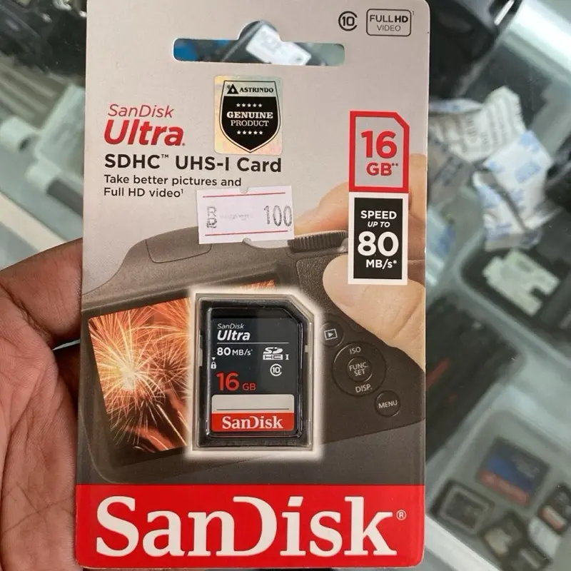Memory sandiks 16Gb sdhc buat kamera dslr 0