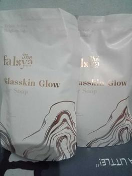 Product Review of (GET 2 PCS) Sabun Glasskin Glow Bar Soap by The Falsya Beauty Pencerah Membersihkan Memudarkan Kotoran Kulit Hitam dan Kusam Perawatan Mencerahkan Punggung Tangan from S** 0