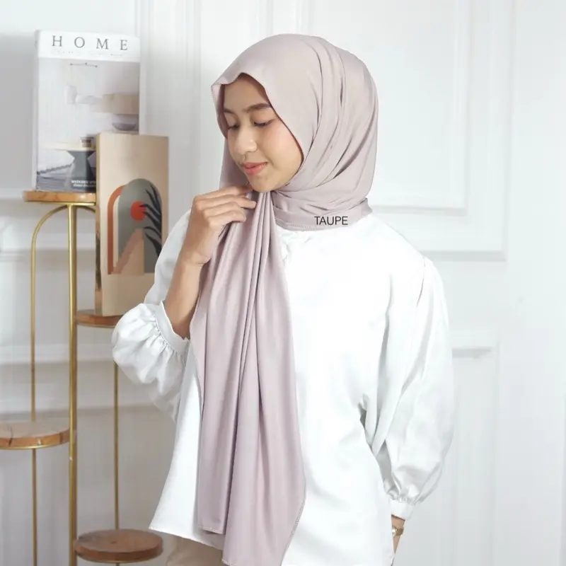 Pashmina Oval Jersey Taupe