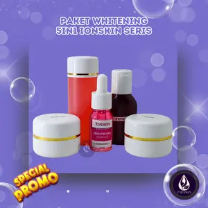 Paket 5in1 Whitening Ionskin Series Kecil 15gr Original Kombinasi Serum Perawatan Dan Mencerahkan Wajah