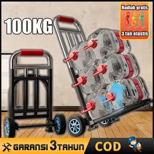 Reaim Troley Lipat Bawa Aqua Galon Troli Lipat Trolley Barang Serbaguna Luggage Carrier Trolley Lipat Troli Barang Lipat Dorongan Galon