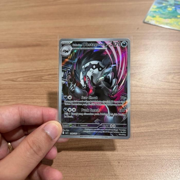 Jual Galarian Obstagoon AR MA3 209/193 Kartu Pokemon TCG Trading Card Game  Indonesia 100% Original Evolusi Mega Impian - Kota Administrasi Jakarta  Barat - Cubsneakers.id | Tokopedia