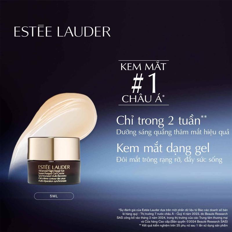   PHIÊN BẢN TRẢI NGHIỆM  Kem mắt dạng gel Estee Lauder Advanced Night Repair Eye Supercharged Gel-Crème Synchronized Multi-Recovery Eye Cream 5ml 
