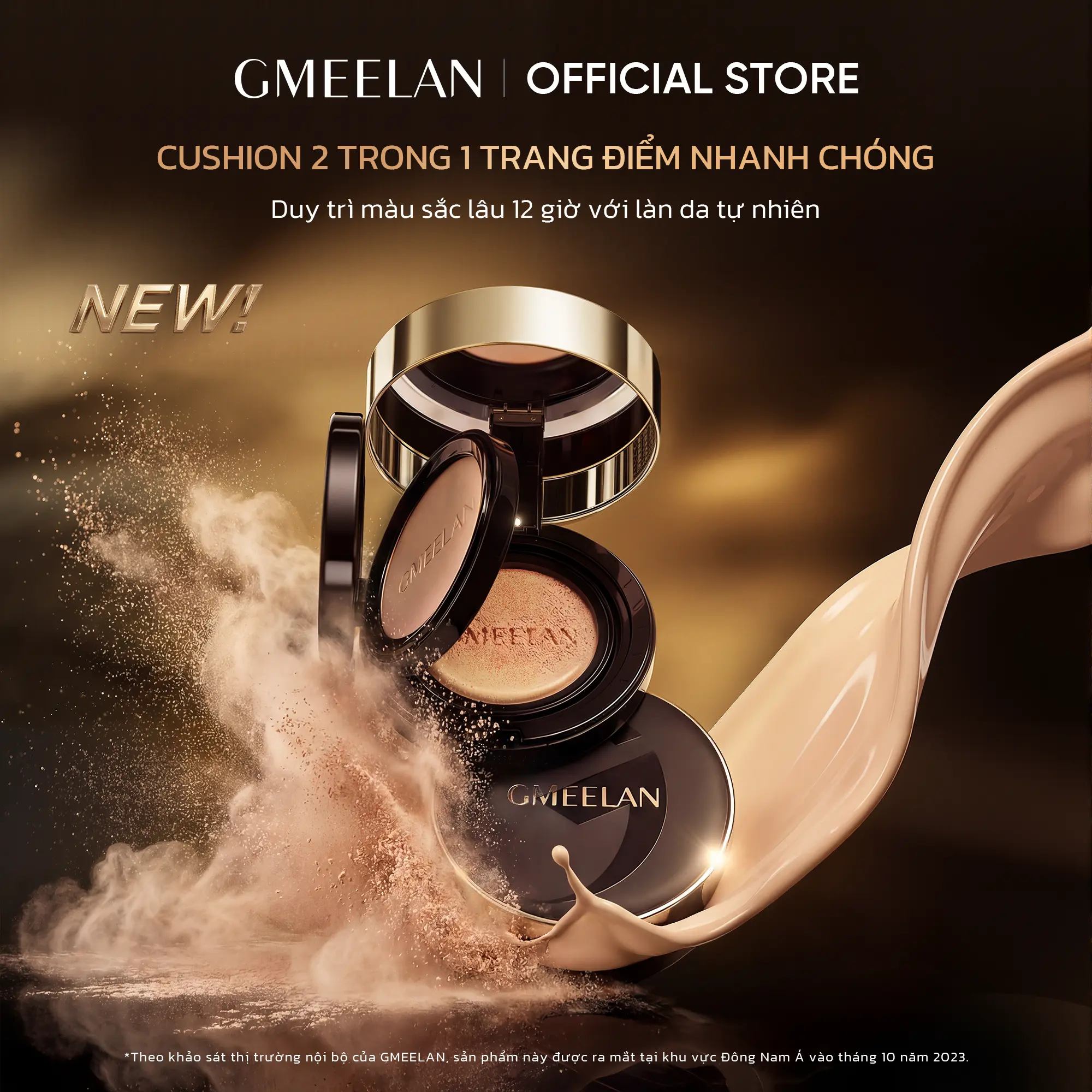 【Full màu】GMEELAN CUSHION  ZINC PCA NẤM TRUFFLE 7g+10g Hỗ trợ lớp nền mịn mềm và hỗ trợ lâu trôi chống thấm nước Lâu Trôi Đến 12Giờ