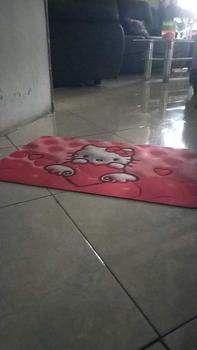 Product Review of RAJA - Karpet Lantai Eropa Anti Slip Bahan Polyester Alas Karet Motif Estetik Karpet Ruang Tamu Modern Carpet from y**n 1