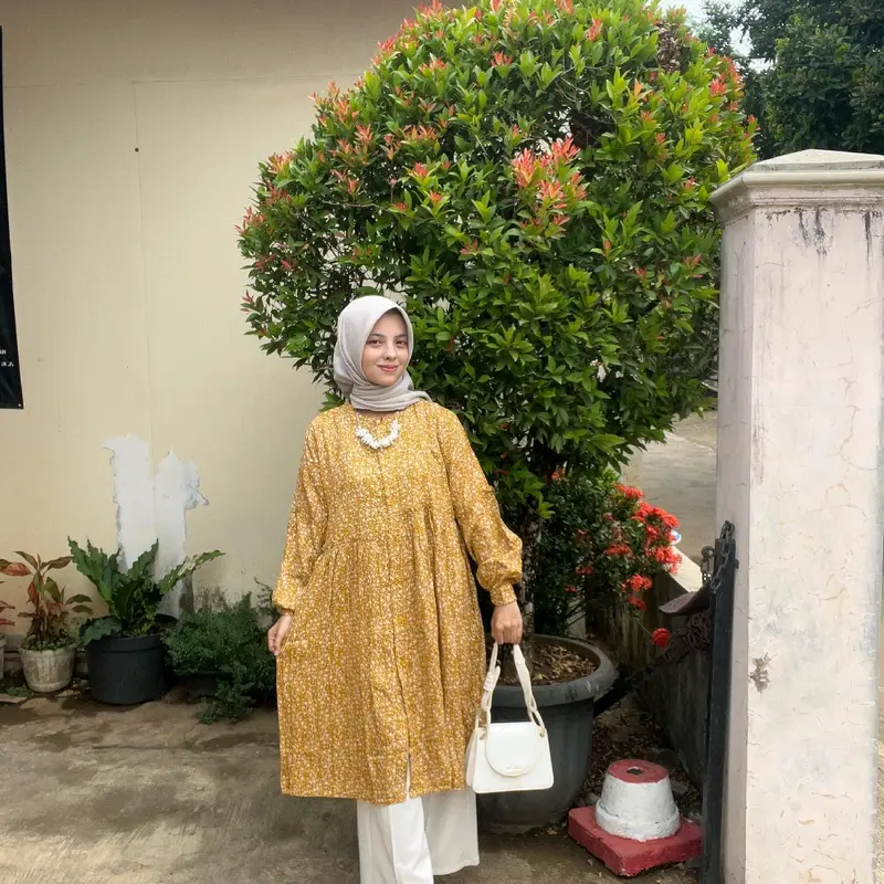 Ameena Tunik Motif Rayon Terbaru 2
