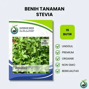 Biji Benih Stevia | Daun Manis | Pengganti Gula (Superior Seeds)