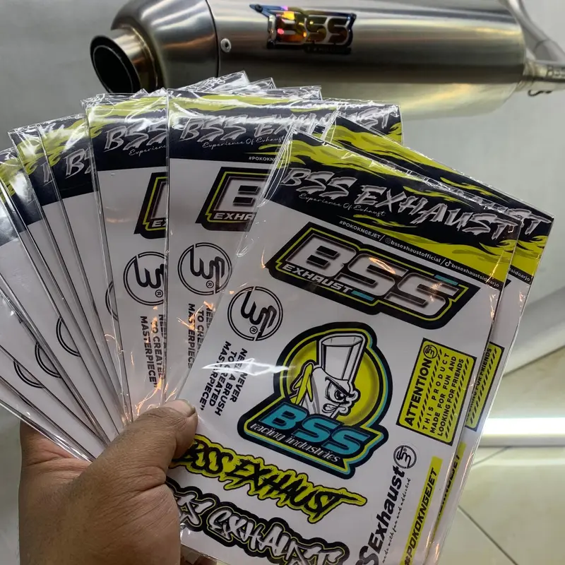 STICKER PACK BSS EXHAUST TERBARU 1