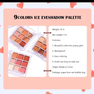 eyeshadow Palet Eyeshadow 9 Warna Cantik untuk Makeup Mata Anda