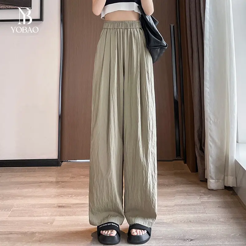YOBAO Kulot Lipit Premium / Kulot Lipit Pinggang Tinggi / Celana Wanita - Kulot Wanita - Celana Kantor Kasual