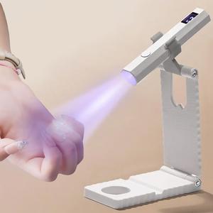ジェルネイル用ミニUVランプ、LED UVハンドヘルドネイルランプ、速乾性ネイルアートランプ、家庭用ネイルアートやネイルサロンに最適