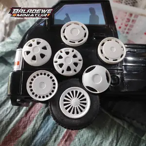 1 Sett (4pcs) Wheldop Miniatur Pickup L300 Kualitas Tahan Air
