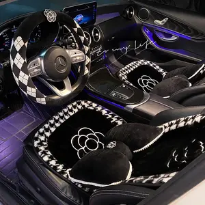 Alas Jok Mobil Bunga Daisy Bagian Depan Car