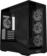 Gambar CASING LIAN LI VECTOR V100R RGB MINI Black - Mid Tower mATX Case Tempered Glass (Free 4x ARGB Fan) dari Techno Computer Bali Kota Denpasar 5 Tokopedia