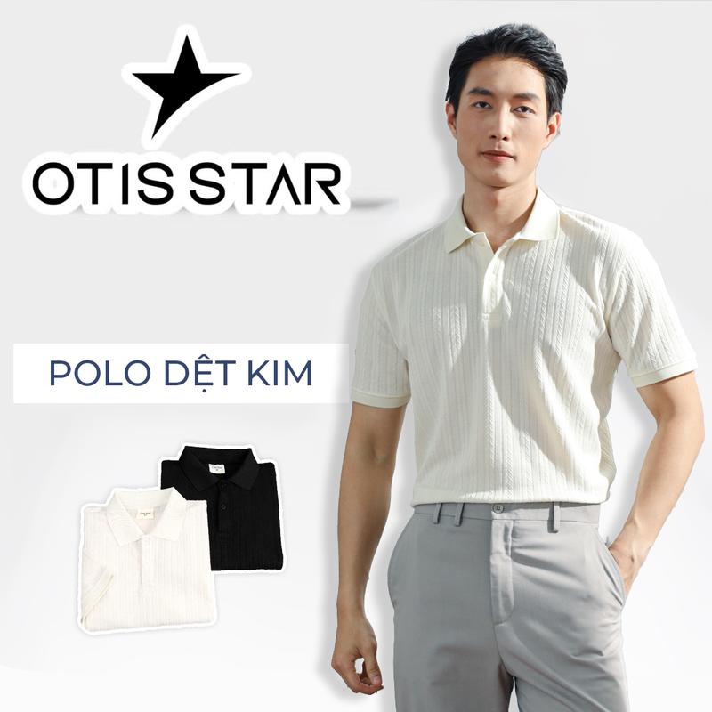 Áo Polo dệt len OTIS STAR, Form Regular Fit, Chất vải mềm mịn, thoáng mát, hạn chế nhăn