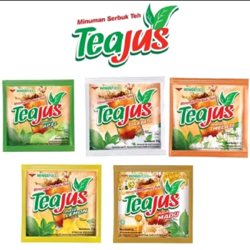Serbuk Minuman Tea Jus Gula Batu 1 Renceng Isi 10 Sachet Bubuk 0