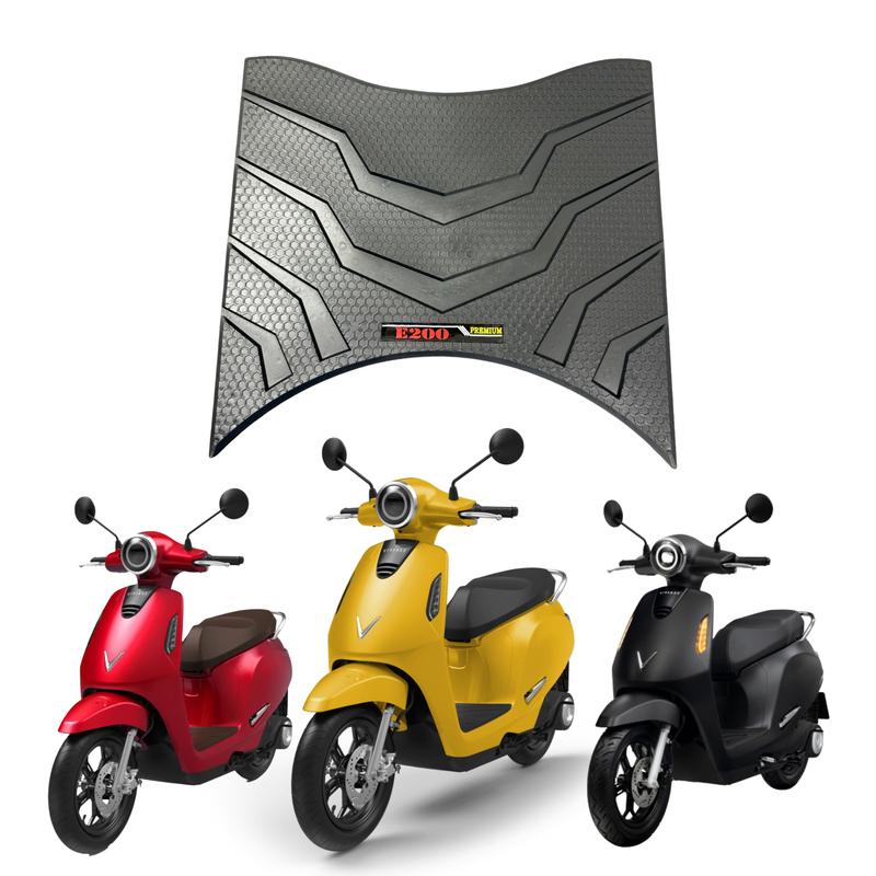  Thảm Lót Chân Xe Máy Điện VinFast EVO200 EVO200 Lite –  Cao Su Đen Không Mùi Chống Trượt Dễ Vệ Sinh Tháo Lắp 