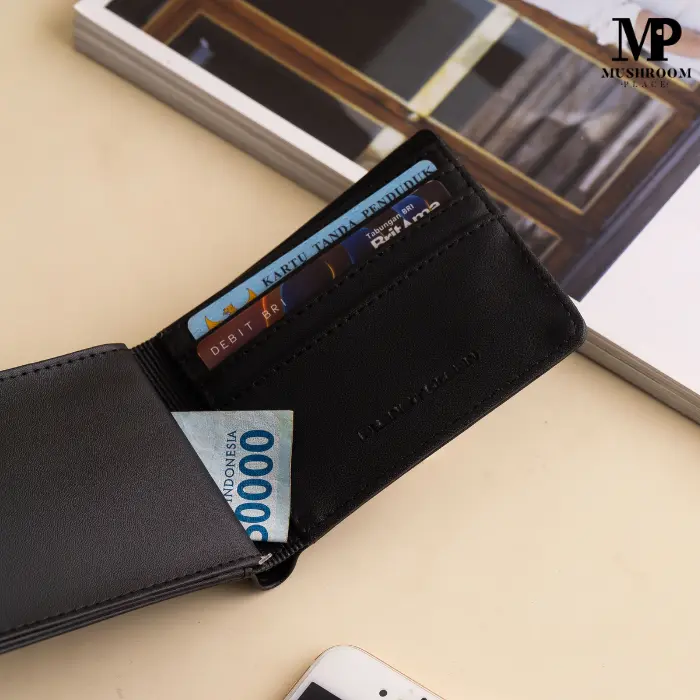 Dompet Lipat Pria Planet Ocean Hitam Original - PO02 4