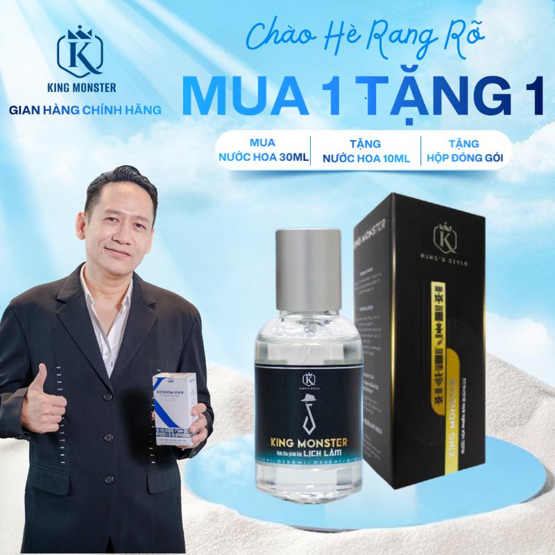 Nước hoa nam Business chính hãng KINGMONSTER 30ml - Hương thơm mạnh mẽ lôi cuốn, lưu hương tới 8h 30ml/chai
