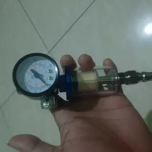 Spray Gun Air Regulator Gauge In-line Water Filter Adapter - W101
