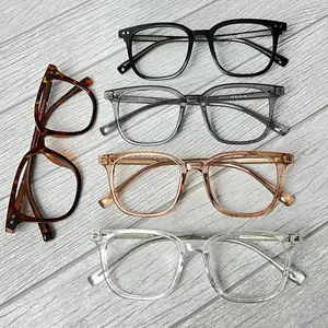 {BELI 1  KACAMATA MINUS GRATIS 1 KACAMATA NORMAL}kacamata terpopuler cewek cowok elegant arkha keysha 72110 bisa request minus cylinder Hitam Lensa Bluecromic Eyewear Frame Glasses Plastik Titanium