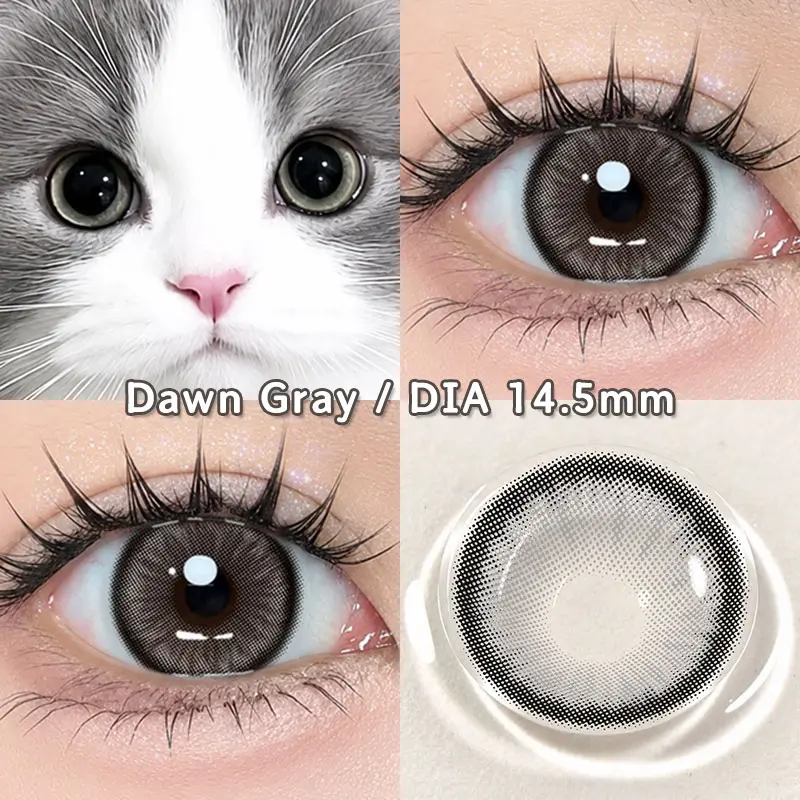 [COD] MYSTICEYES SOFTLENS DAWN SERI Cat Vision Colors Softlens Lensa Kontak Diameter 14.2MM Normal