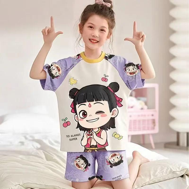 Product Introduction of Thời trang trẻ em, bộ quần áo hè cho bé 9-21kg mẫu Tam Thái Tử cute, dễ thương 32