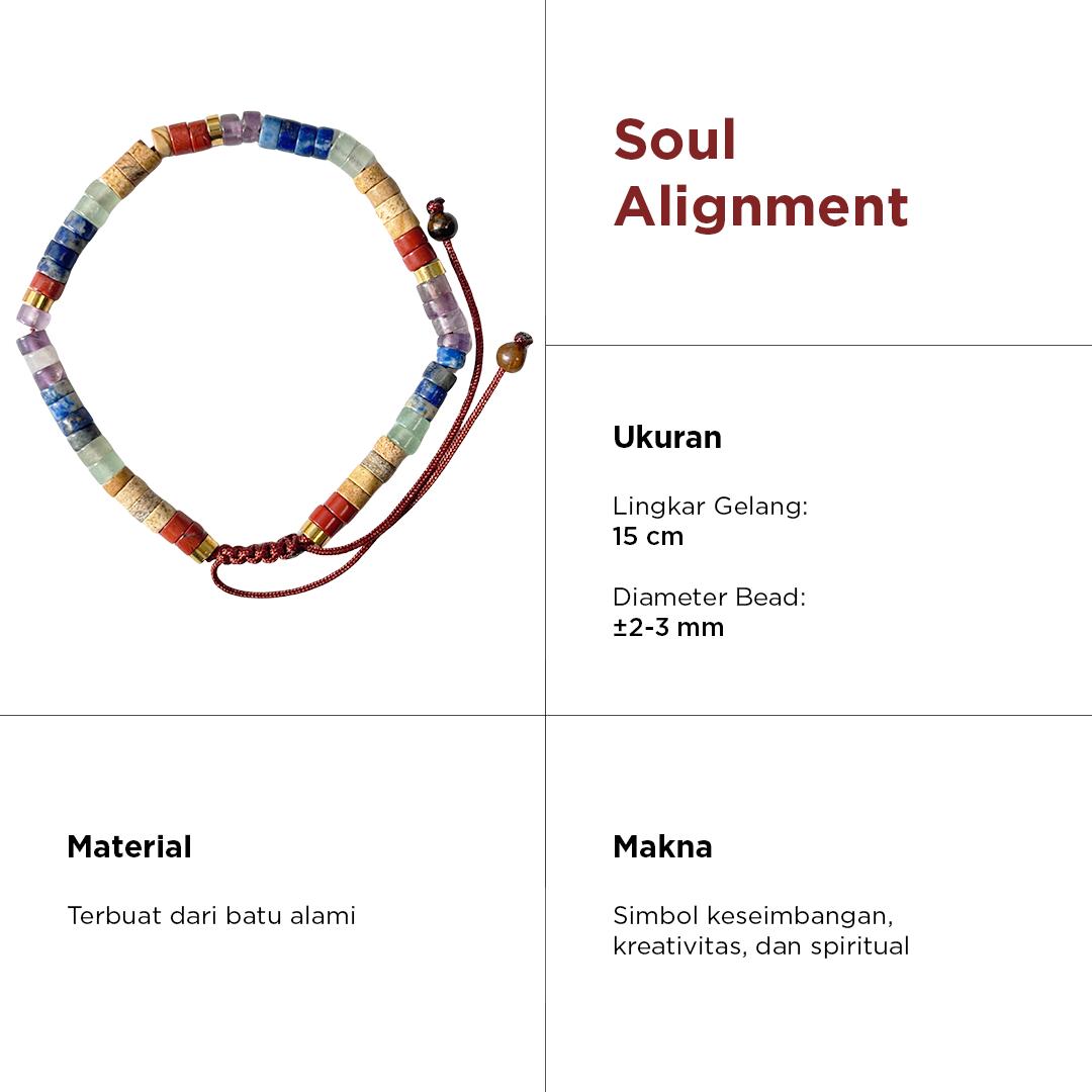 BlinkCat - Gelang Kristal Alami: Soul Alignment | Natural Crystal Bracelet asli