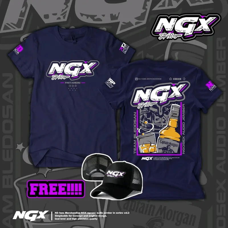 Kaos Sound NGX NGOSEX Tjap Morgan Vol2 Terbaru 2025 Distro Digital Printing Combed 24s 1