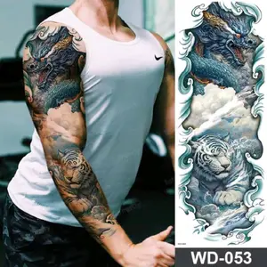 Tattoo Tubuh Temporary Full Tatto Bertahan Hingga 1 Minggu - Kering