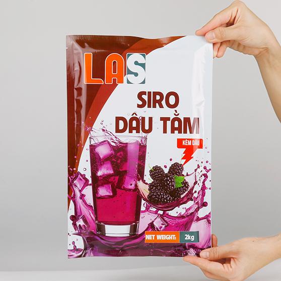  Siro dâu tằm dùng pha chế giải khát topping  dâu tằm ngâm đường  - Gói 2kg | LAS 