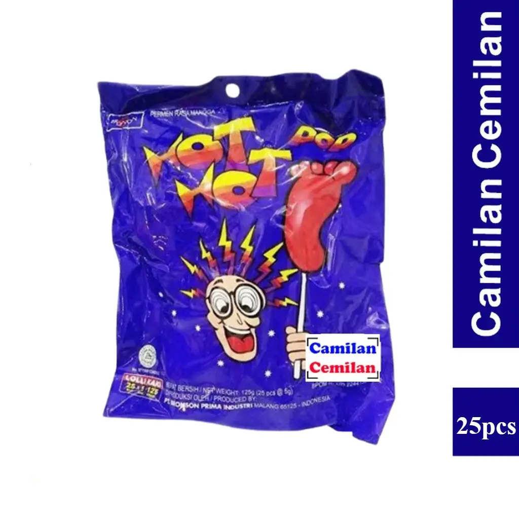 Permen Hot Hot Pop Kaki Isi 25 pcs