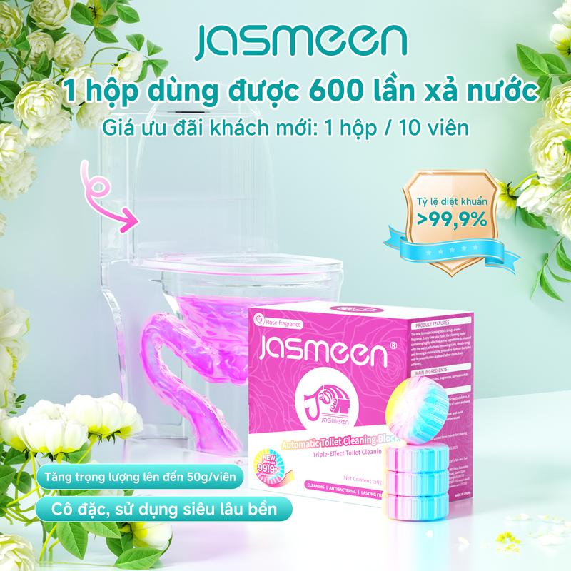   Hương hoa hồng 3 màu  Viên sạch bồn cầu 3 màu sạch khuẩn thơm mát làm sạch sâu mảng bám cặn canxi vết ố vàng khử trùng khử mùi diệt vi khuẩn toilet thế hệ mới công thức kiềm viên thả bồn vệ sinh làm sạch tẩy rửa nhà vệ sinh,viênthảbồncầu 