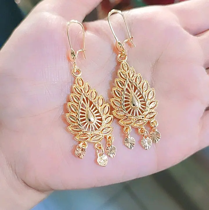 Anting Xuping Juntai Dubai dengan Desain Elegan Dewasa Earrings 1