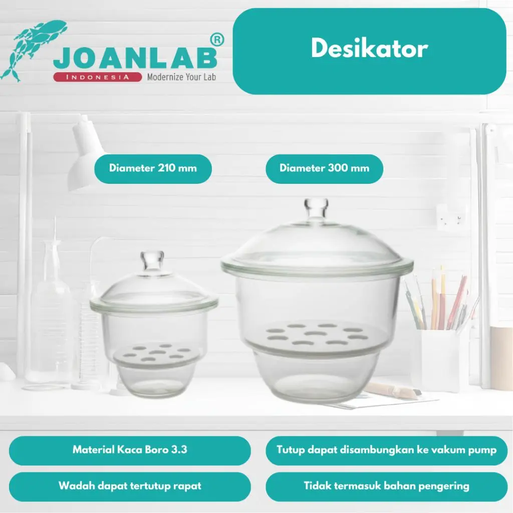 JOANLAB Desikator Desiccator Pengering 210/300 mm