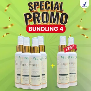 Deodorant Whitening [ DAPAT 6 BOTOL ] Bebas Alkohol Lokal - Memutihkan Ketiak -48 jam anti Bau
