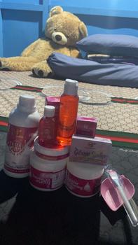 Product Review of Bundle Isi 5 Misonells Hb booster 250gr & Bleaching Licorice+Aha Bodyserum from C**i 2
