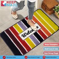 Gambar KEEP MAJU 40*60cm Keset Pintu Luar Keset Lantai Mewah Keset Lantai Rumah Tangga Keset Lantai Kamar Mandi Penyerap Air Anti Selip - B-A1 dari Keepmaju karpet official Kota Tangerang 1 Tokopedia
