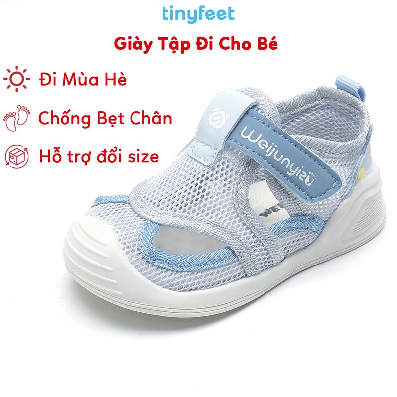 Giày Tập Đi Cho Bé Chống Bẹt Chân TINYFEET WJ05 Giày Cho Bé Trai Bé Gái Tập Đi…