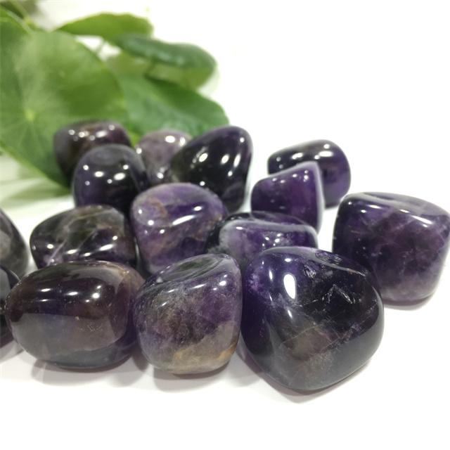 dream amethyst tumble stone for home decoration one pcs 30g 1