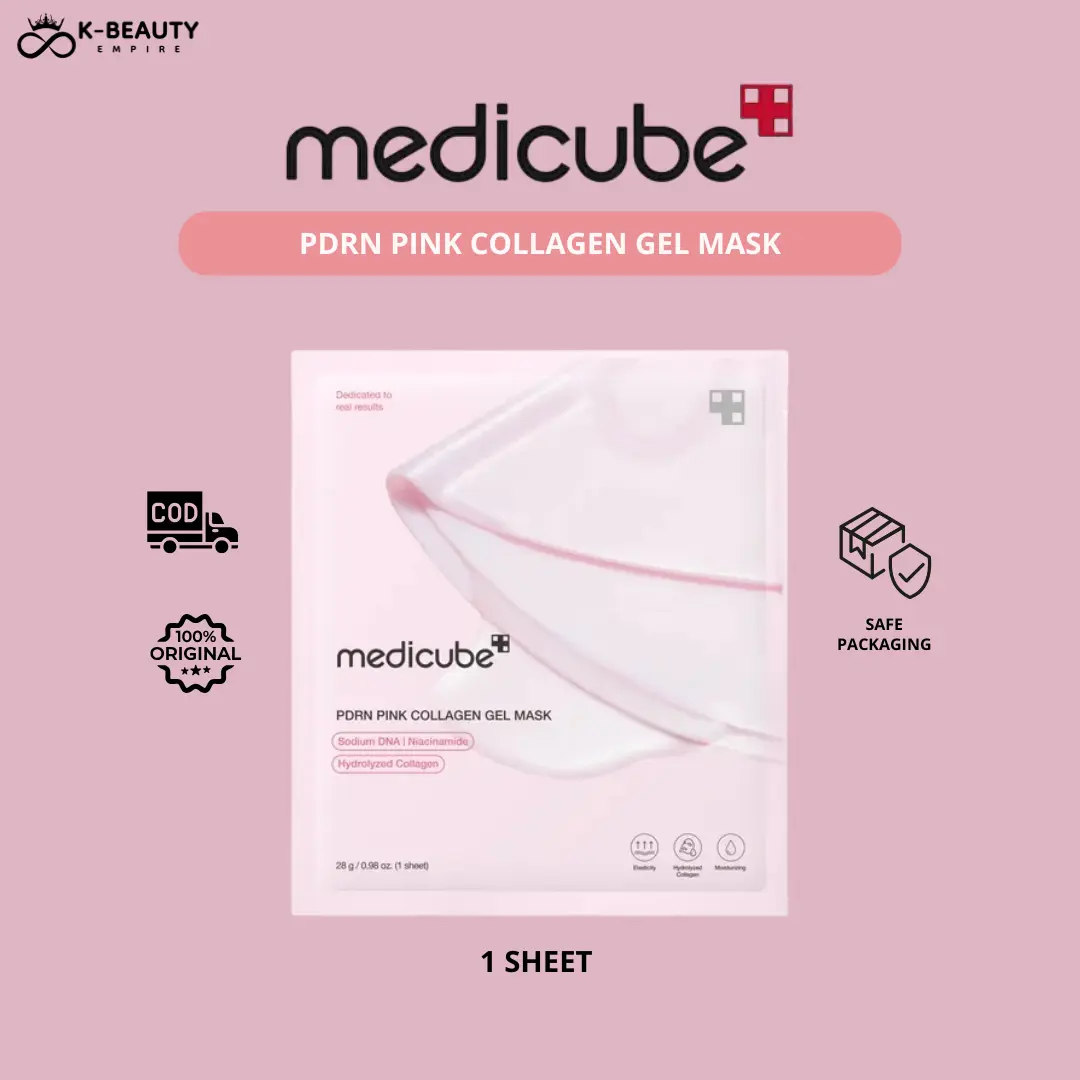 [100% ORI] READY STOK MEDICUBE PDRN PINK COLLAGEN MASK (1 SHEET)