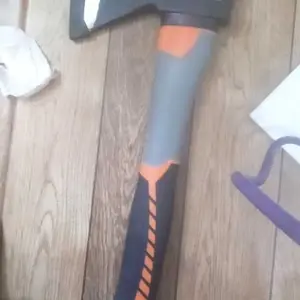 PROMO !! Kampak Kayu Super Tajam Kampak Baja Gagang Fiber Pemotong Kayu Multifungsi High Quality