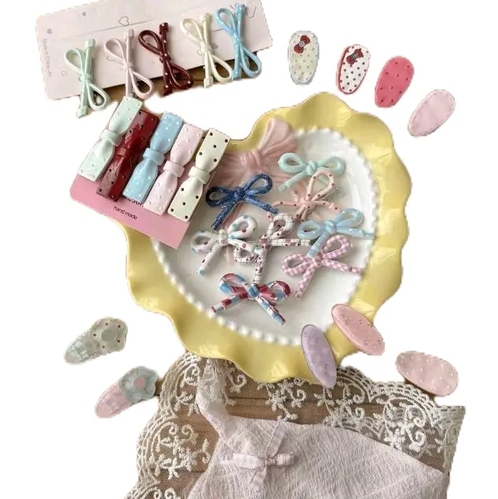 Hiasan Rambut Bentuk Bow dengan Desain Lucu dan Warna Pastel untuk Tampilan Cantik dan Menarik