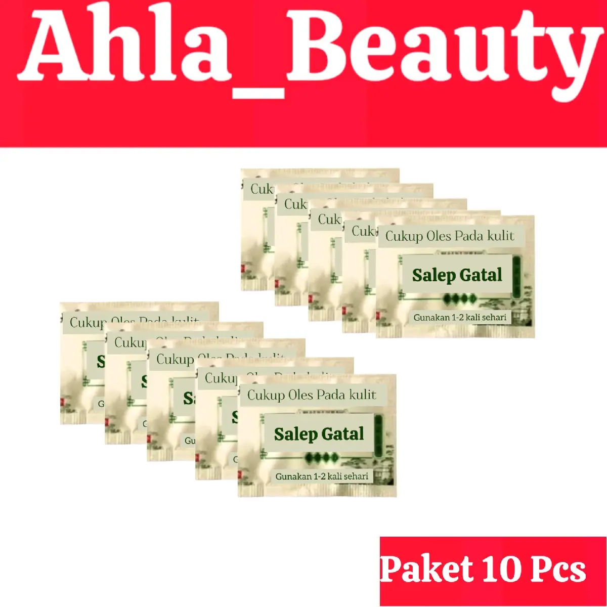 [Paket 10 Pcs] Salep gatal untuk kulit